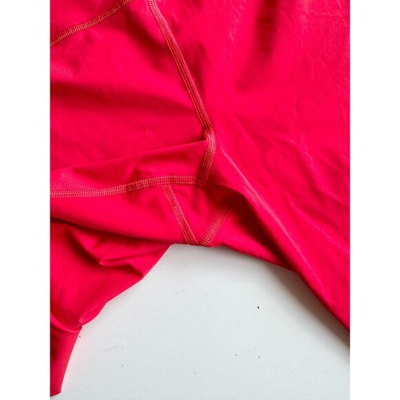 LULULEMON Train To Beach High Rise 10" True Red Swim Shorts, Size 6 - Picture 8 of 16
